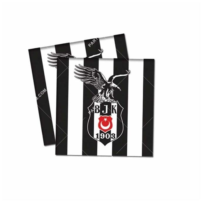 Beşiktaş Lisanslı Kağıt Peçete 33x33 cm 20 li