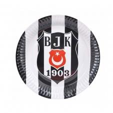 SAMM Beşiktaş Lisanslı Karton Tabak 23 cm 8li