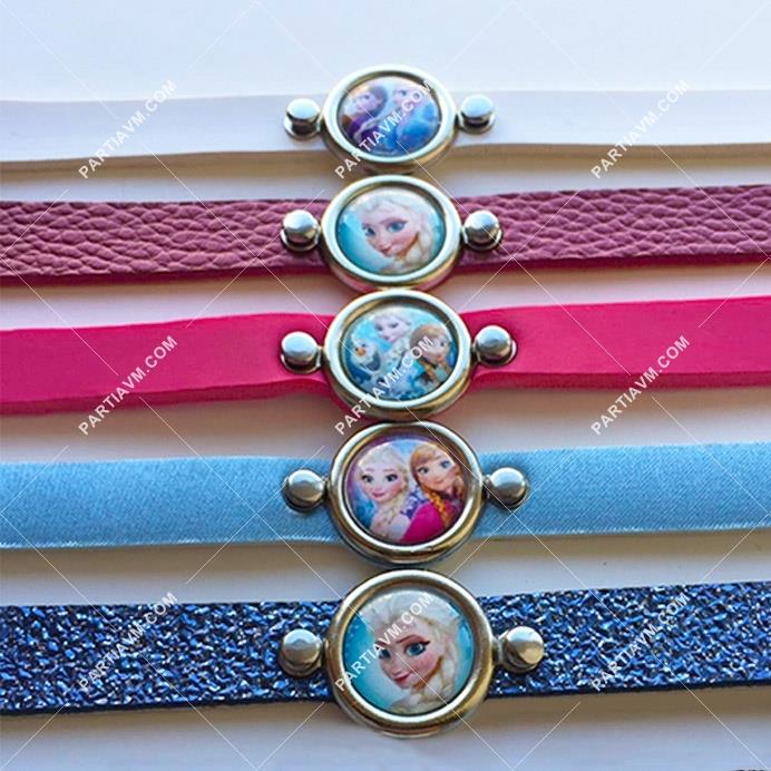 Bileklik Frozen Elsa Karışık Renk 6lı