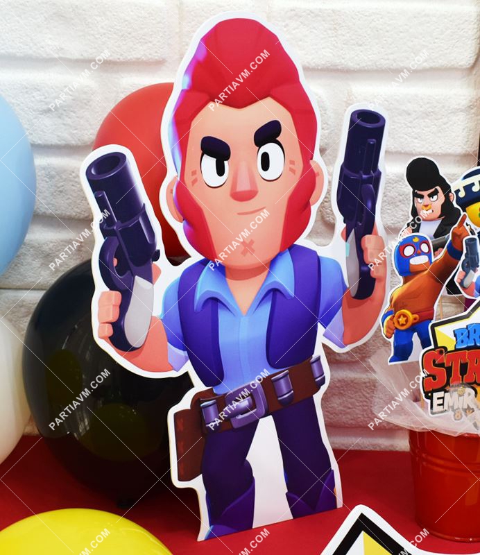 Brawl Stars Doğum Günü 50 cm Özel Kesim Dekor Pano