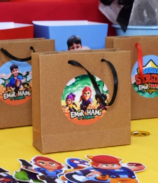 Partiavm Brawl Stars Doğum Günü Hediye Çantası Etiketli Kurdeleli 10 X 10 cm 5 Adet satın al