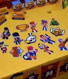 Partiavm Brawl Stars Doğum Günü Karton Karakterler Seti Pakette 14 Adet satın al