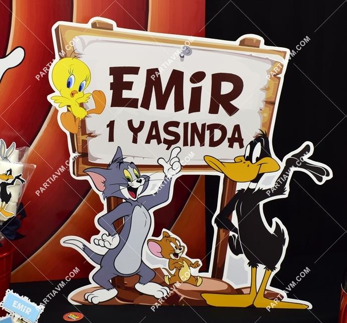 Bugs Bunny ve Arkadaşları Doğum Günü 45cm İsimli Karakter Pano