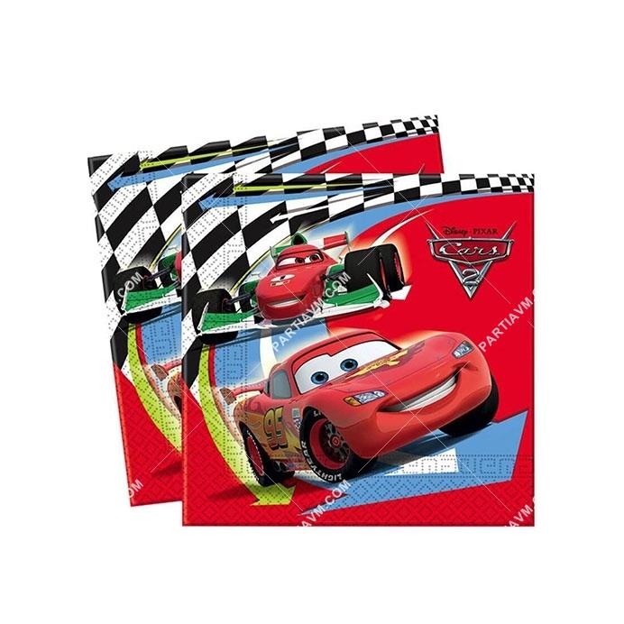 Cars Lisanslı Kağıt Peçete 33x33 cm 20 li