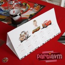 Partiavm Cars Movie Doğum Günü Süsleri Masaüstü Takvim Özel Tasarım 5 Adet