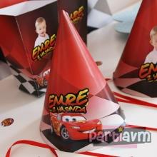 Partiavm Cars Movie Doğum Günü Süsleri Parti Şapkası Kurdele Bağlamalı 5 Adet satın al