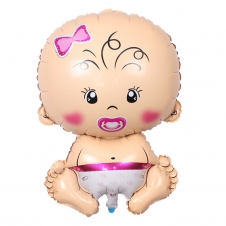 SAMM Cinsiyet Belirleme Partisi Süsleri Folyo Balon Bebek Pembe 86cm satın al