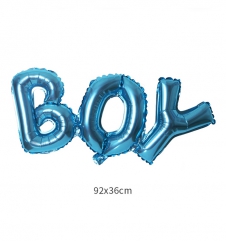 SAMM Cinsiyet Belirleme Partisi Süsleri Folyo Balon Mavi BOY 92x36cm satın al