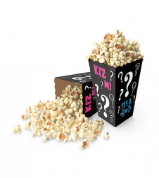 SAMM Cinsiyet Belirleme Partisi Süsleri Kız mı Erkek mi Popcorn Mısır Kutusu 8 adet satın al