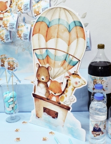 Partiavm Cute Hot Air Balloons 50 cm Dekor Pano satın al