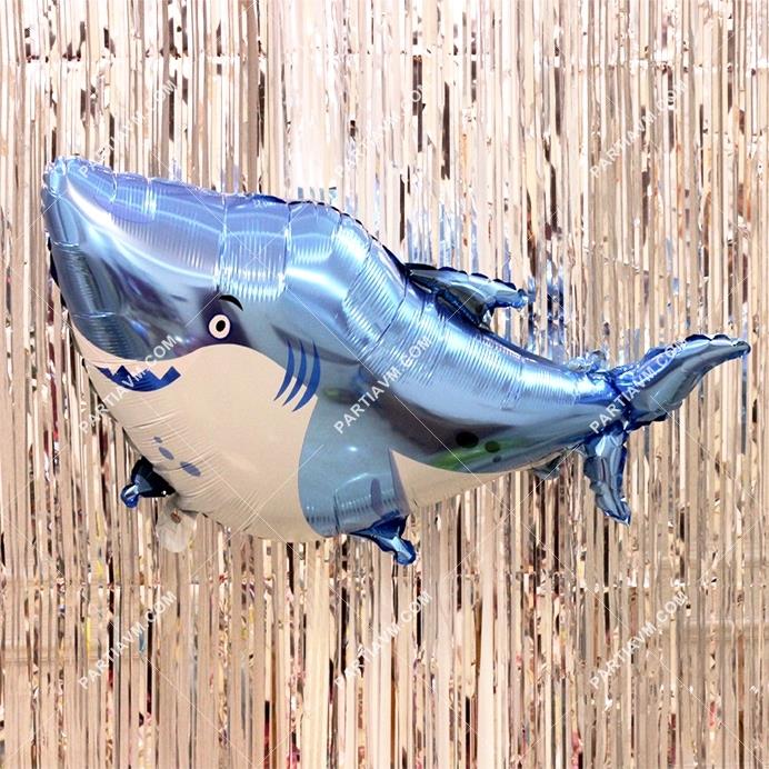 Deniz Canlıları Shark Folyo Balon