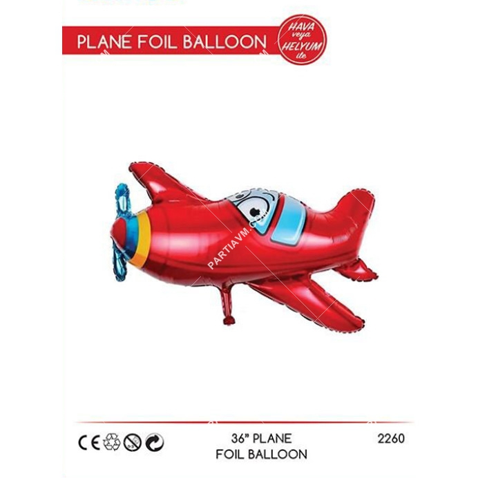 Folyo Balon Karakter Harika Kanatlar Uçak 