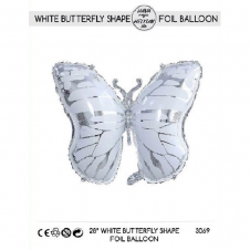 SAMM Folyo Balon Orman Canlıları Kelebek Beyaz  72cm