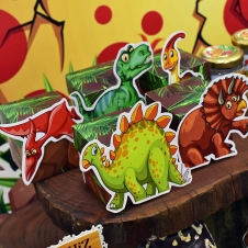 Partiavm Dinozorlar Doğum Günü Karakterli Karton Kutu