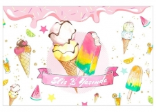 Partiavm Dondurma Doğum Günü 120x85 cm Büyük Boy Kağıt Afiş satın al