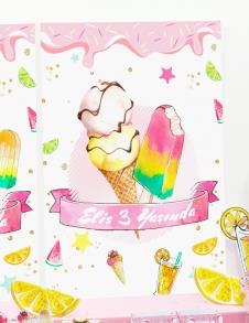 Partiavm Dondurmalı Doğum Günü 70x100 cm Katlanmaz Pano Afiş satın al