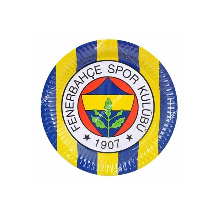 Fenerbahçe Lisanslı Karton Tabak 23 cm 8li