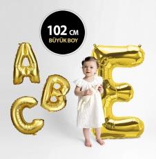 SAMM FHBLN01A Folyo Harf Balon 102 cm Gold satın al