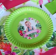 Partiavm Flamingo Aloha Doğum Günü Etiketli Karton Tabak 5 Adet satın al