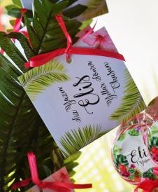 Partiavm Flamingo Aloha Doğum Günü Hatıra Yazısı Kartı 6 Adet