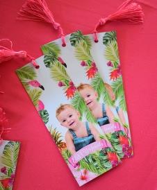 Partiavm Flamingo Aloha Doğum Günü Hediyelik Püsküllü Kitap  Ayracı 5 Adet satın al