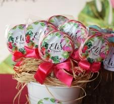 Partiavm Flamingo Aloha Doğum Günü Lolipop Şeker Etiketli Süslemeli 10 Adet satın al