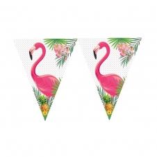 SAMM Flamingo Üçgen Bayrak Afiş