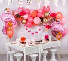 SAMM Flamingo Zincir Balon Seti