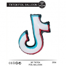 SAMM Folyo Balon Figür Tiktok Logo 72cm