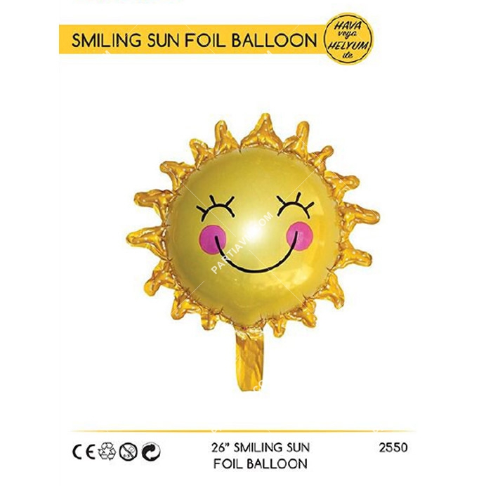 Folyo Balon Güneş Model2 65cm