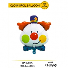 Folyo Balon Figür Sirk Palyaço 76cm