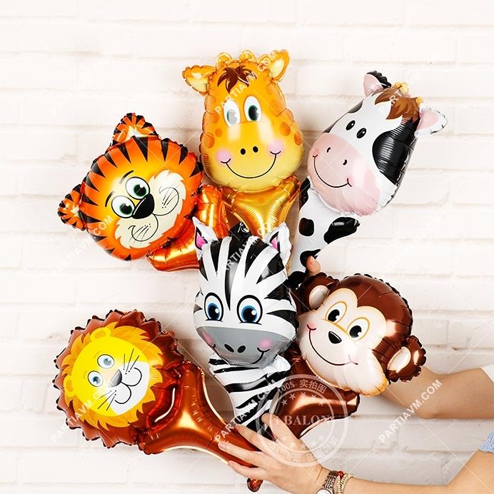 Folyo Balon Safari Tema Mini Boy 6lı Set