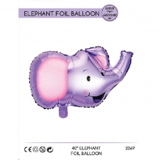 Folyo Balon Safari Temalı Fil 102cm