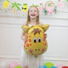 Folyo Balon Safari Temalı Zürafa 56cm