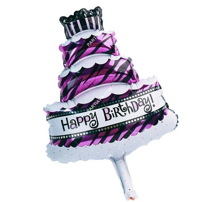 Folyo Balon Figür Pasta Happy Birthday 100cm