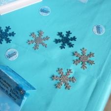 Partiavm Frozen Elsa Doğum Günü Süsleri Masaüstü Dekor Kar Konfeti Gümüş Simli 20 Adet satın al