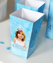 Partiavm Frozen Elsa Doğum Günü Süsleri Popcorn Kutusu 5 Adet satın al