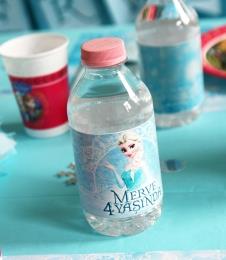 Partiavm Frozen Elsa Doğum Günü Süsleri Su Şişesi Bandı 5 adet satın al