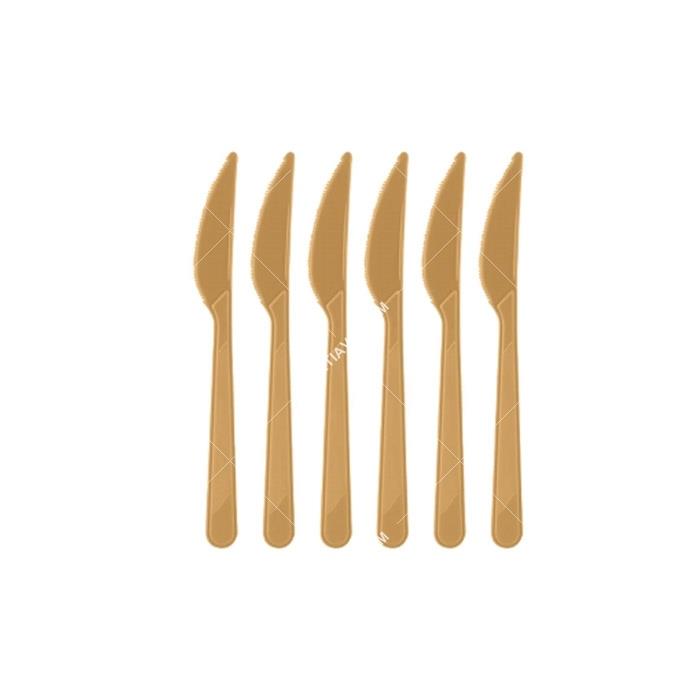 Gold Plastik Bıçak 25li