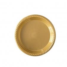 SAMM Gold Plastik Tabak 22 cm 25li satın al