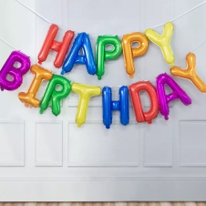 SAMM Happy Birthday Folyo Balon Model 8 Karnaval Renk satın al