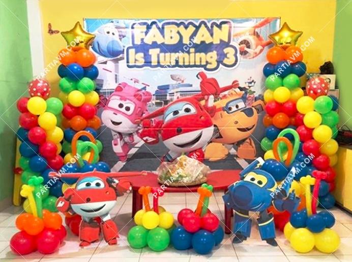 Harika Kanatlar Balon Standı Seti Full Balon Set Kolay Kurulum