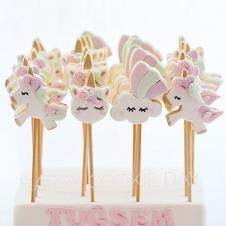 Happy Cookie Day HCDA001C Unicorn Çubuklu Kurabiye Standart Boy ( 3 Çeşit ) Adet Fiyat satın al