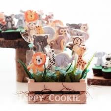 Happy Cookie Day HCDA002C Safari Çubuklu Kurabiye Standart Boy ( 7 Çeşit ) Adet Fiyat