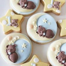 Happy Cookie Day HCDA004A Teddy Bear Kurabiye Standart Boy ( 2 Çeşit ) Adet Fiyat satın al