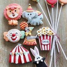 Happy Cookie Day HCDA029B Sirk Kurabiye Seti Standart Boy 12 li Paket Fiyat satın al