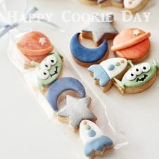 Happy Cookie Day HCDA031A Uzay Temalı 5 li Kurabiye Seti Mini Boy Paket Fiyat