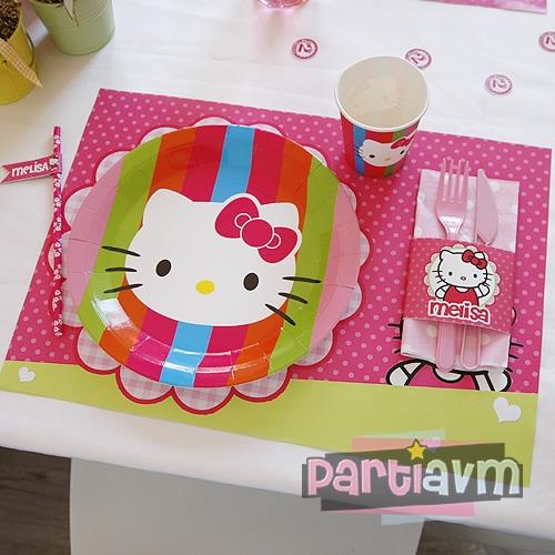 Hello Kitty Doğum Günü Süsleri 10 Kişik Masa Seti Avantajlı Fiyat