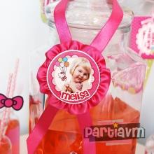 Partiavm Hello Kitty Doğum Günü Süsleri Karton Sunum Etiketi Kurdele Askılı 5 Adet satın al