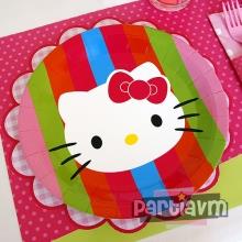 Partiavm Hello Kitty Doğum Günü Süsleri Tabak 5 Adet